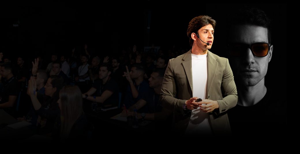 Pedro Baldi e Jonathan Bernabe no palco